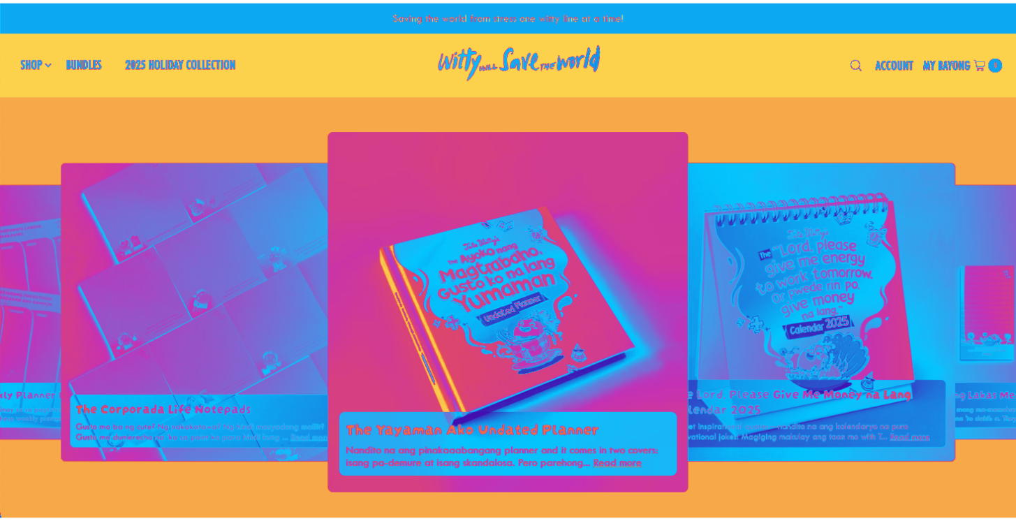 Website Redesign for a Stationery & Paper Goods Brand